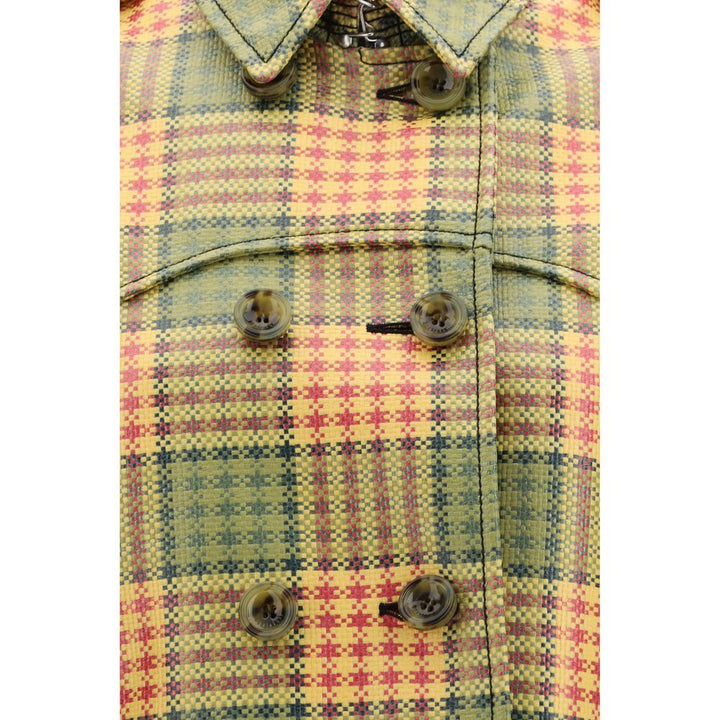 Burberry Multicolor Polyester Trench Coat