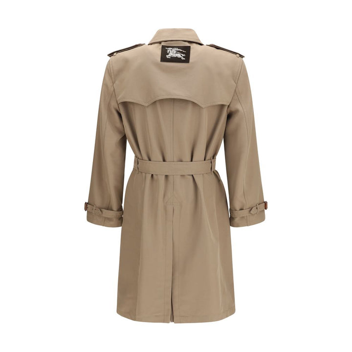 Burberry Brown Silk Trench Coat