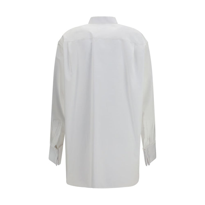 Saint Laurent White Cotton Dress Shirt