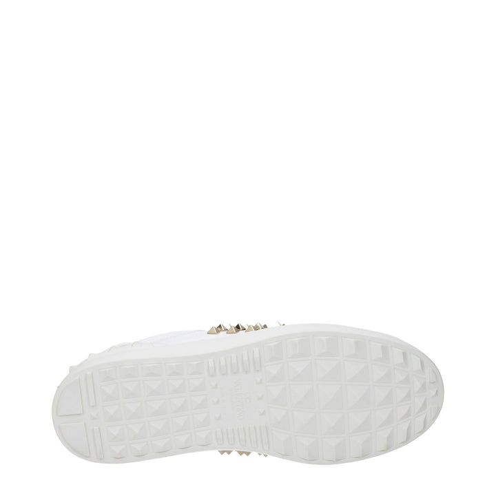 Valentino Garavani White Leather Low Top Sneakers