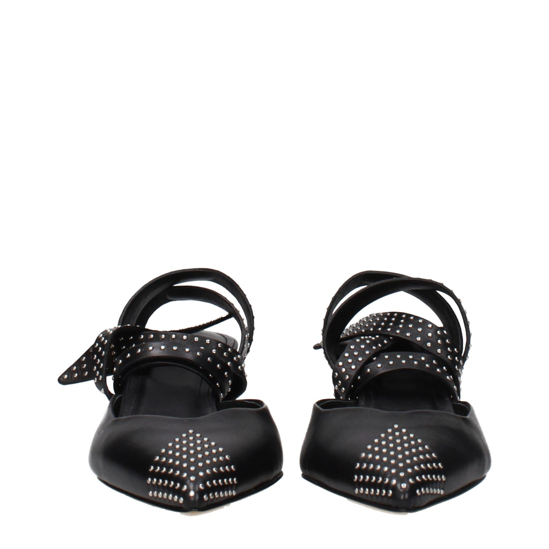 Isabel Marant Black Leather High Heel Pumps