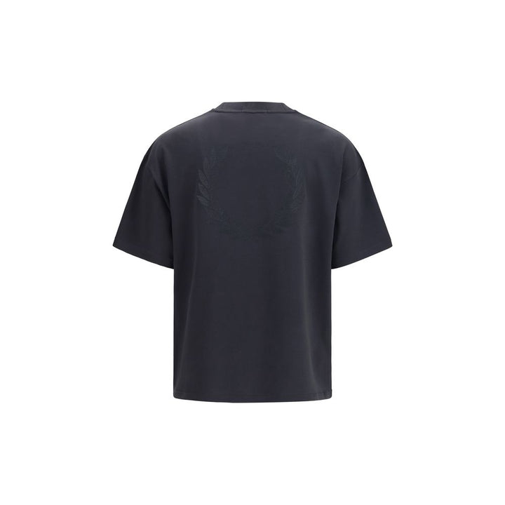 Fred Perry Black Cotton T-Shirt