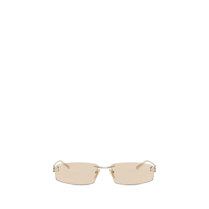 Balenciaga Beige Metal Sunglasses