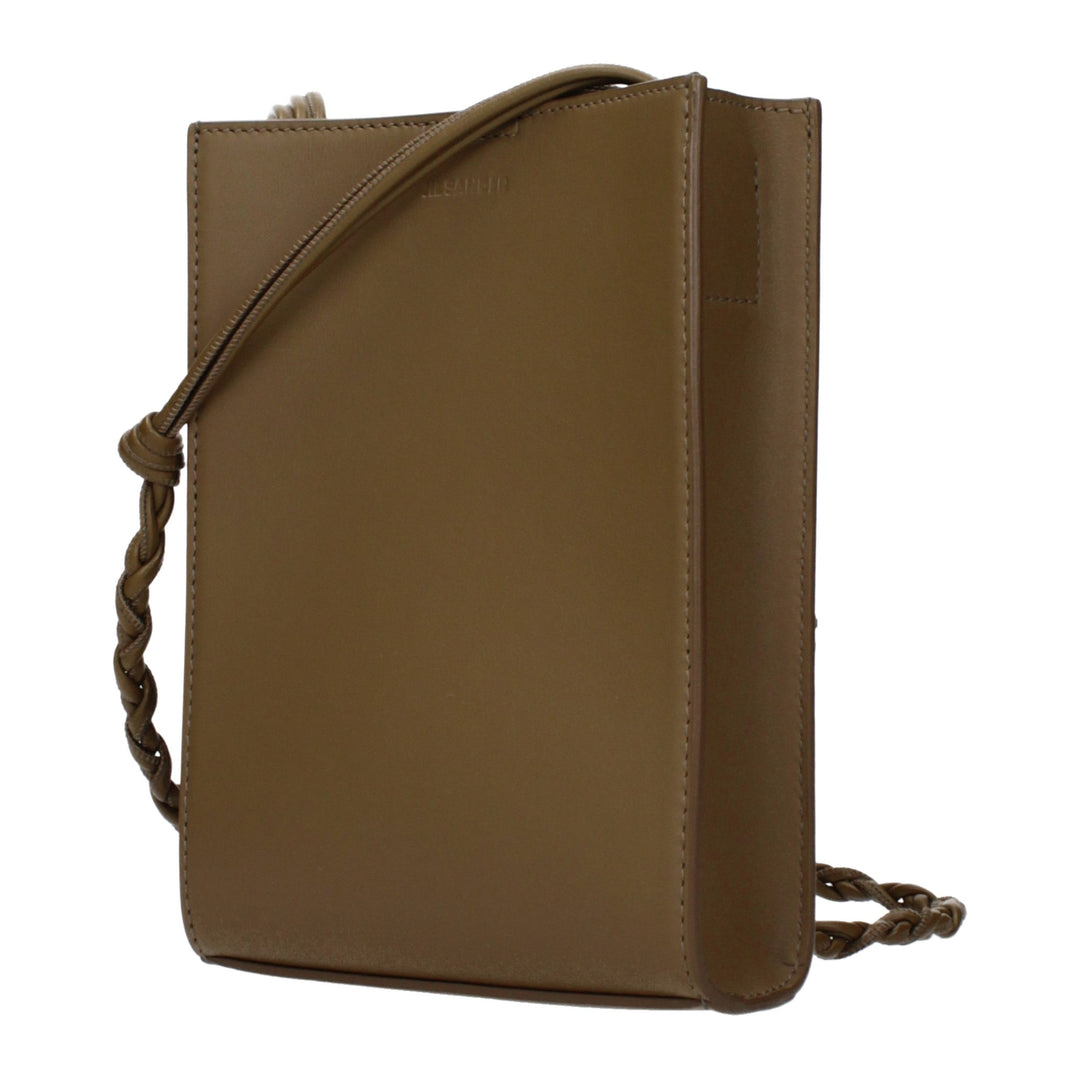 Jil Sander Green Leather Crossbody Bag