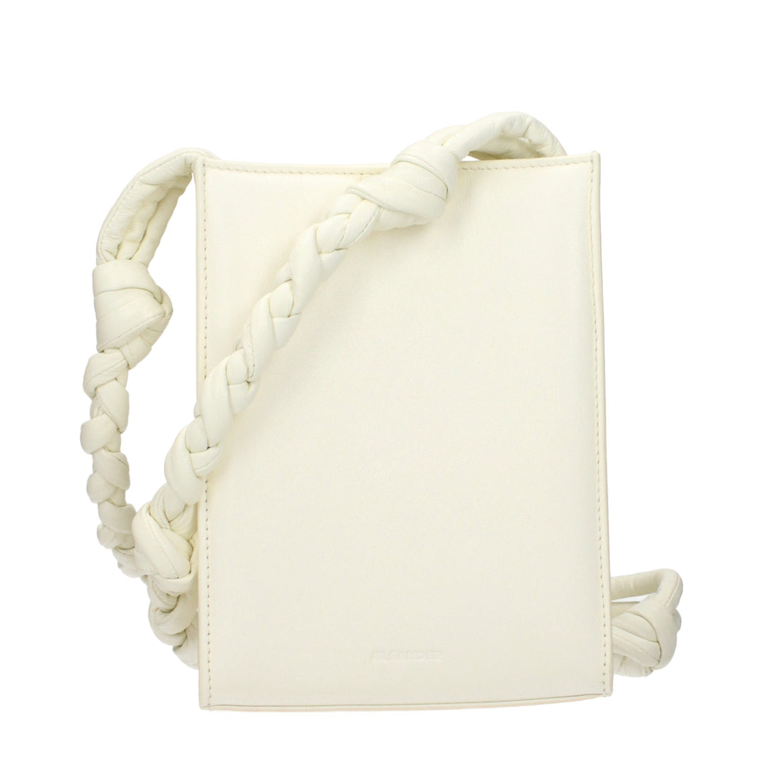 Jil Sander White Leather Crossbody Bag