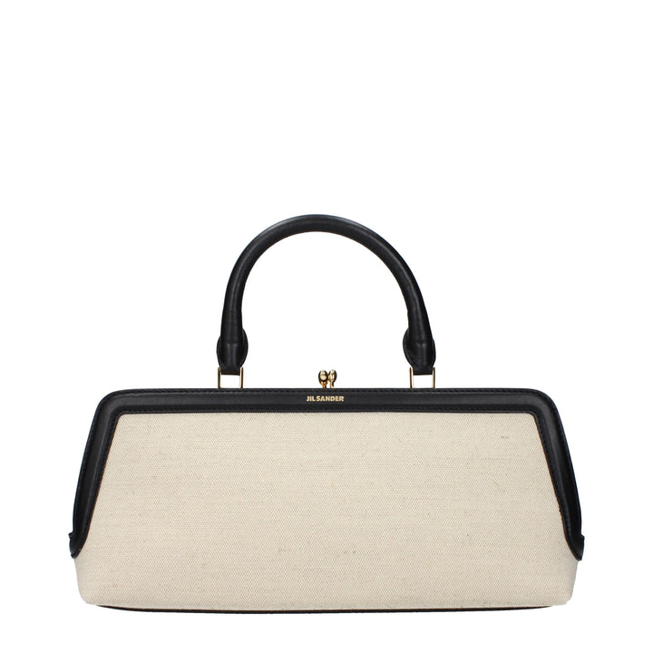 Jil Sander Beige Fabric Handbag
