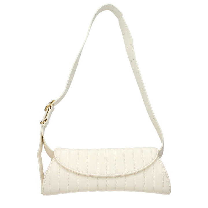 Jil Sander White Leather Shoulder Bag