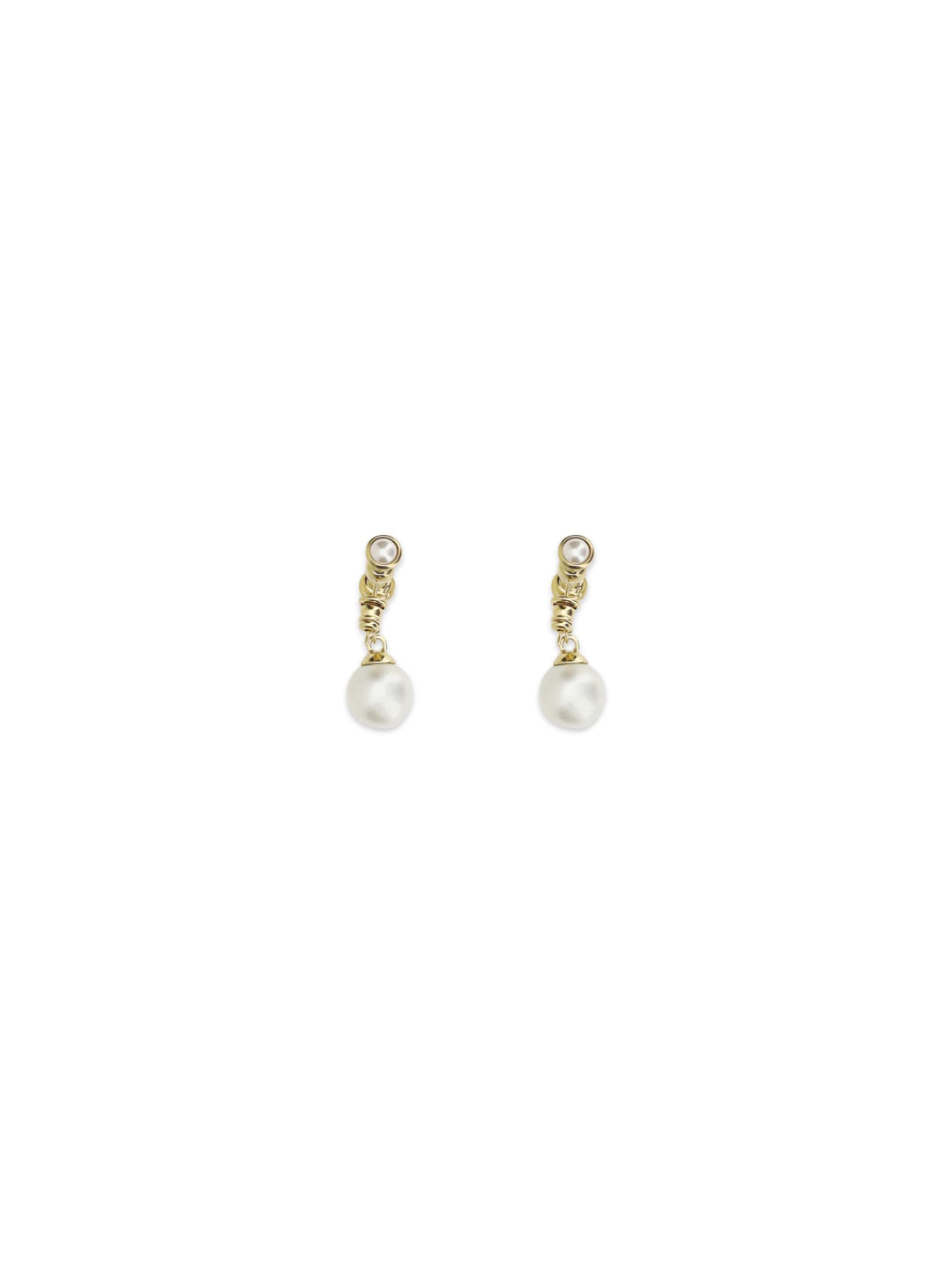 Chloé Gold Metal Earrings