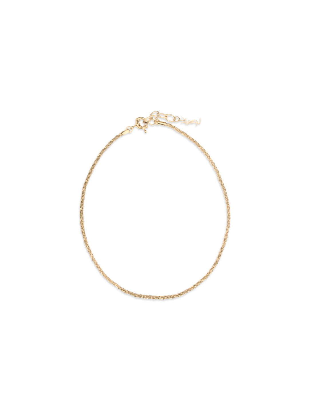 Saint Laurent Gold Brass Necklace