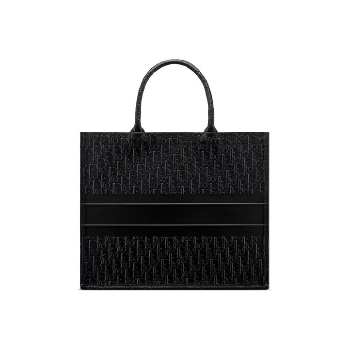 Dior Black Calfskin Tote Bag
