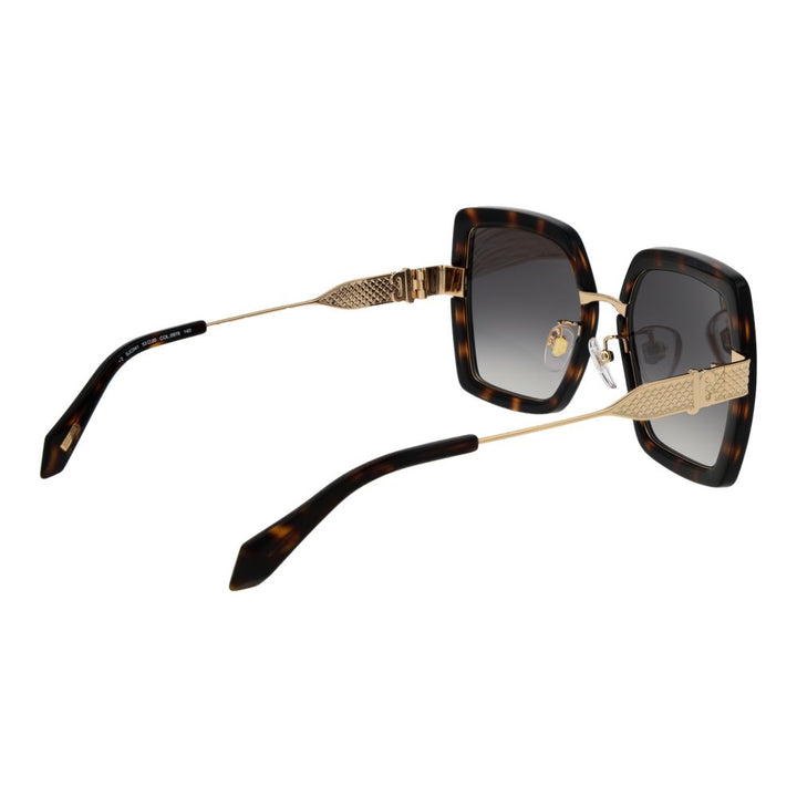 Just Cavalli Black Stainless Steel Sunglasses