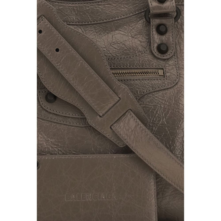 Balenciaga Bicolor Lamb Ovis Aries Aries Shoulder Bag