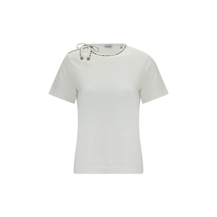 Burberry White Cotton T-Shirt