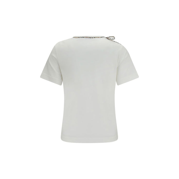 Burberry White Cotton T-Shirt