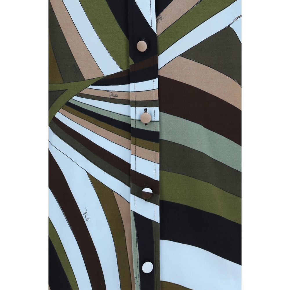 Emilio Pucci Multicolor Viscose Shirt