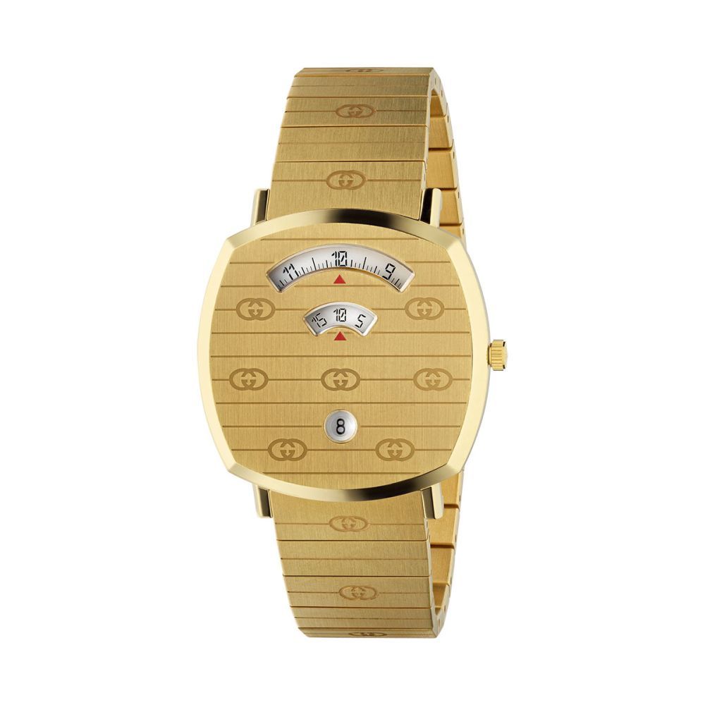 Gucci Gold Stainless Steel Dress Watch