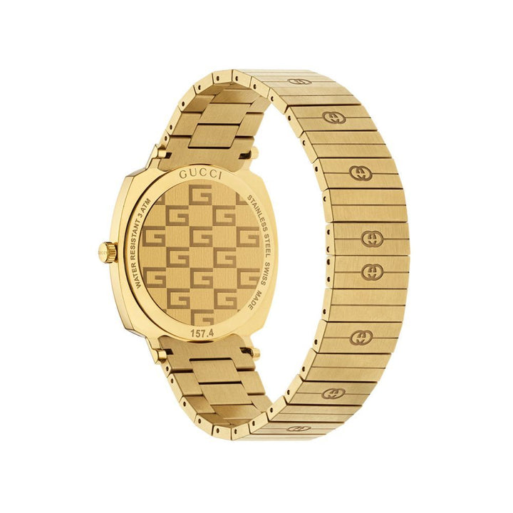 Gucci Gold Stainless Steel Dress Watch