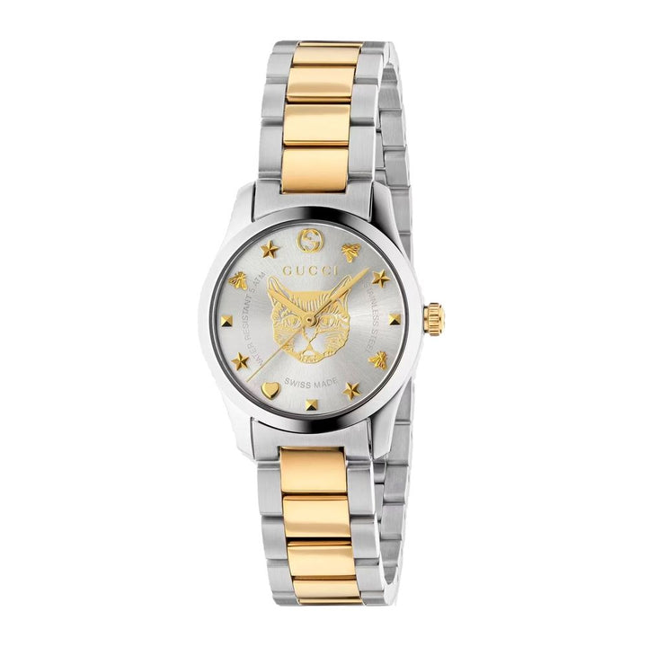 Gucci Gold Stainless Steel Dress Watch