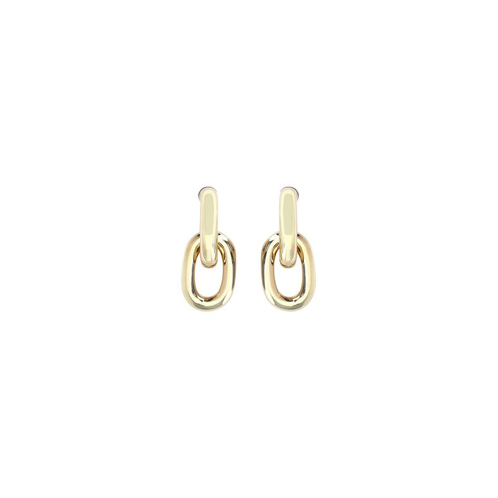 Rabanne Gold Resin Earrings