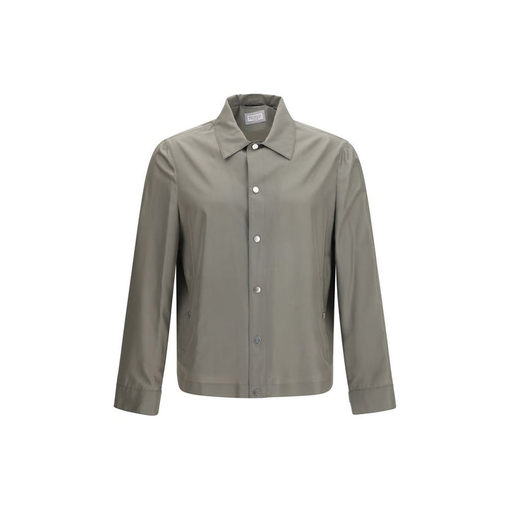Brunello Cucinelli Bicolor Silk Jacket