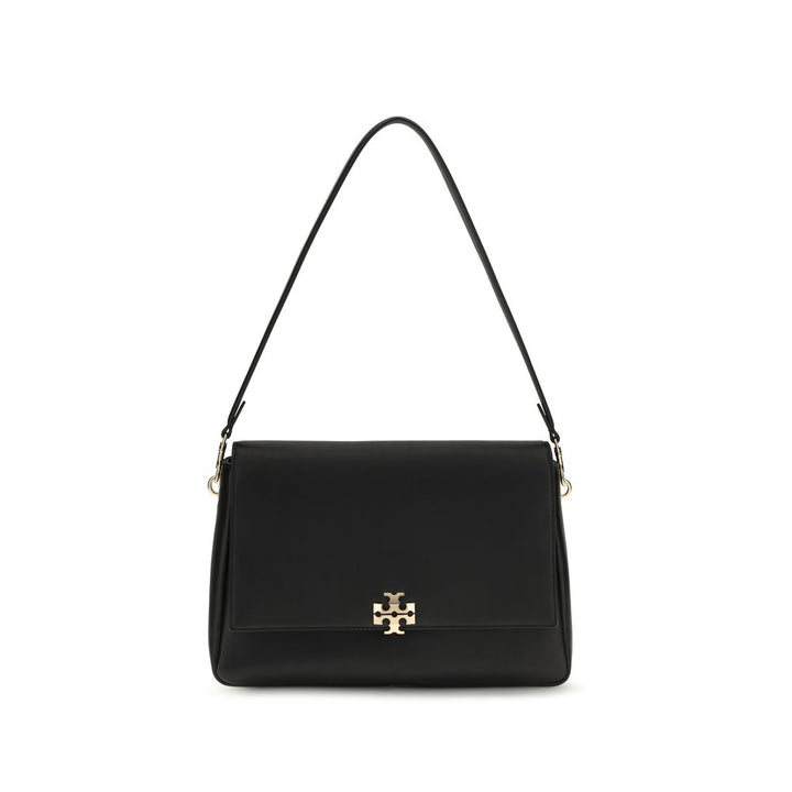 Tory Burch Black Calf Leather Bos Taurus Shoulder Bag