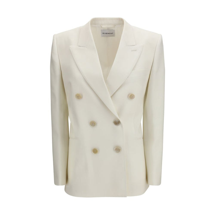 Givenchy White Wool Oves Aries Jacket