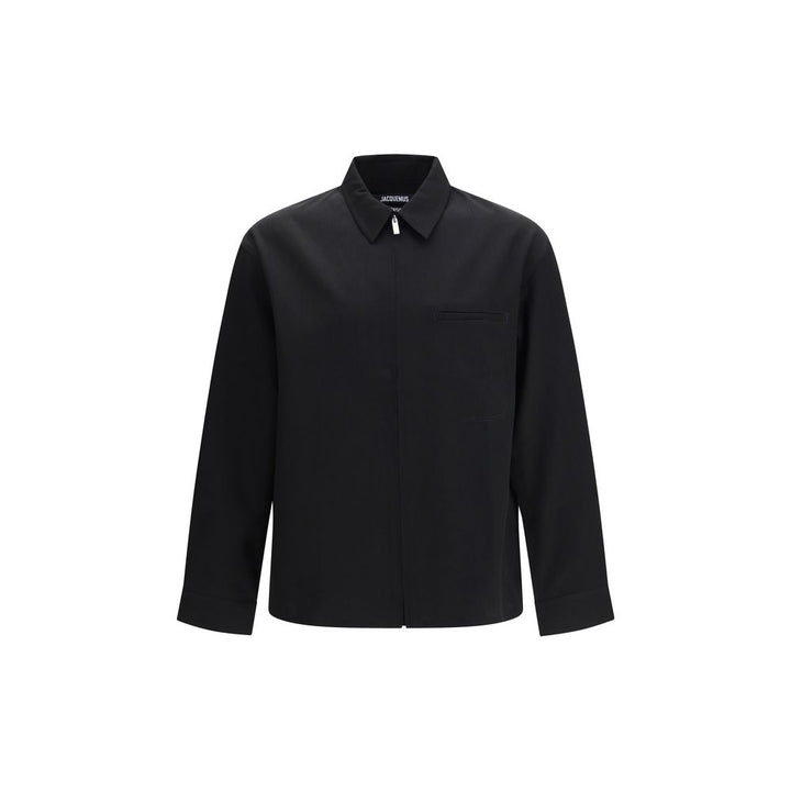 Jacquemus Black Wool Oves Aries Shirt