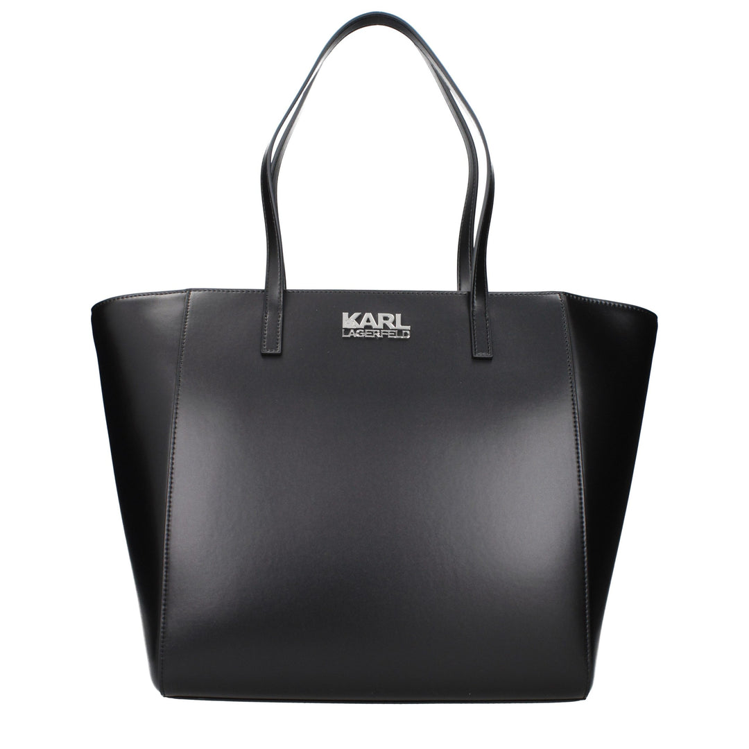 Karl Lagerfeld Black Polyethylene Shoulder Bag