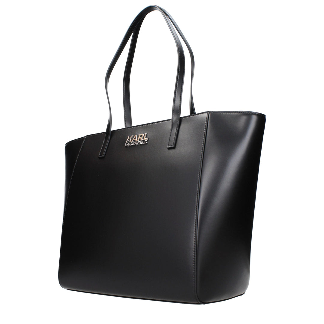Karl Lagerfeld Black Polyethylene Shoulder Bag