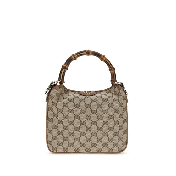 Gucci Brown Fabric Shoulder Bag
