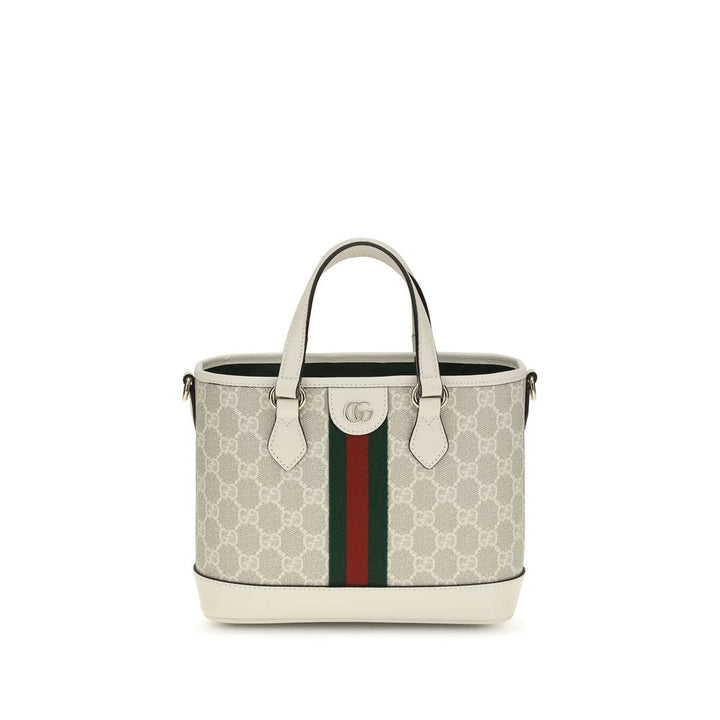Gucci White Fabric Shoulder Bag