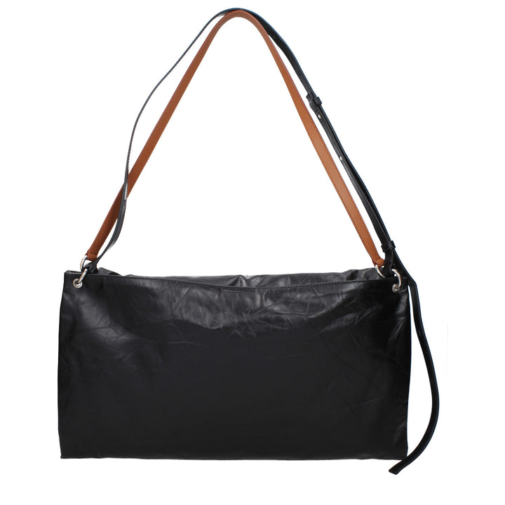 Jil Sander Black Leather Crossbody Bag