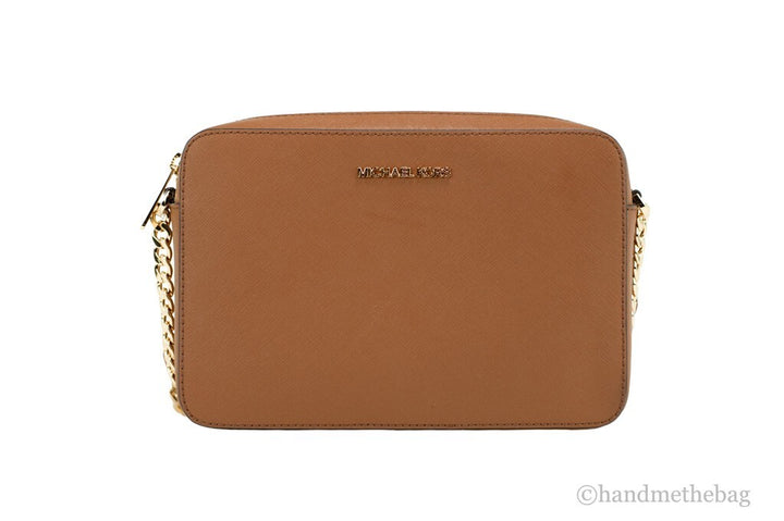 Michael Kors Women'S Zipper Closure Saffiano Leather Crossbody Bag