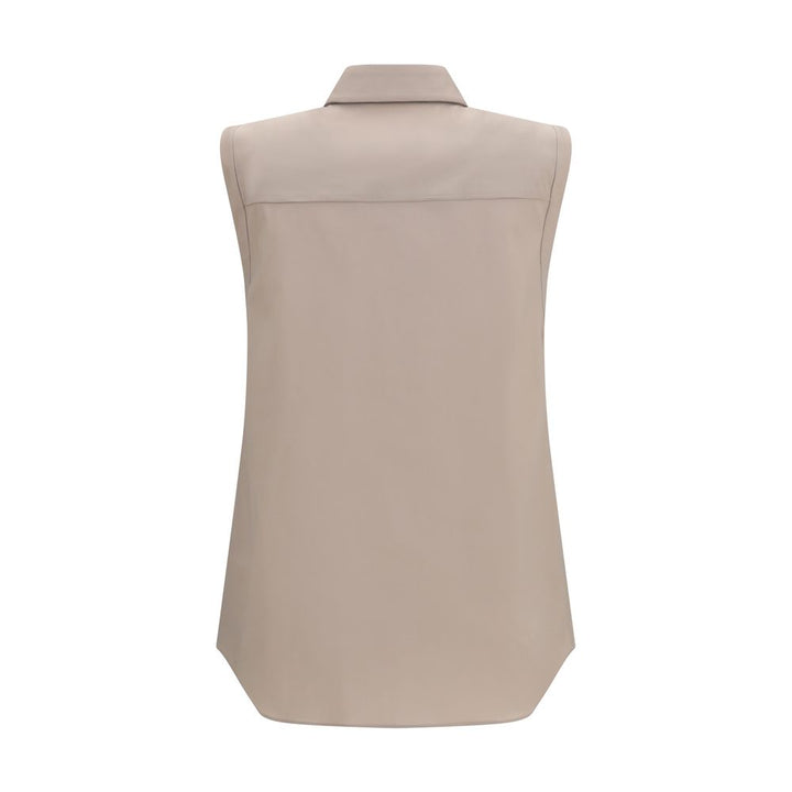 Brunello Cucinelli Beige Cotton Shirt