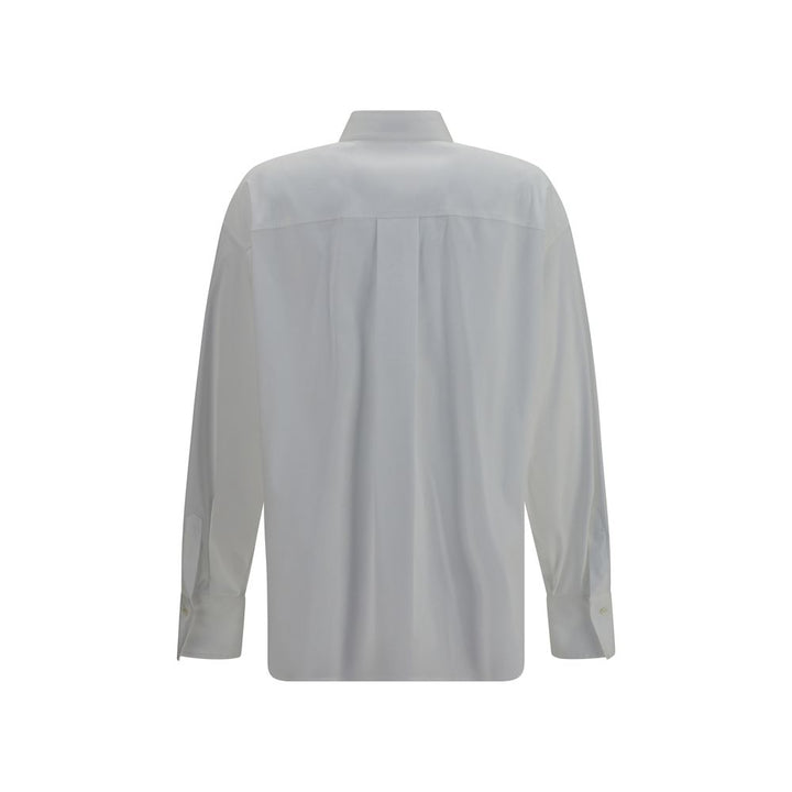 Brunello Cucinelli White Cotton Dress Shirt