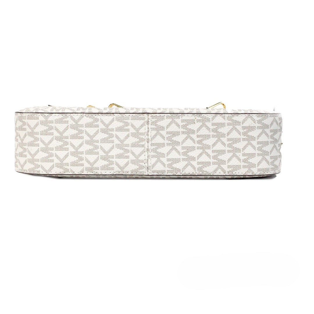 Michael Kors Adult Saffiano Leather Chain Zip Crossbody Handbag