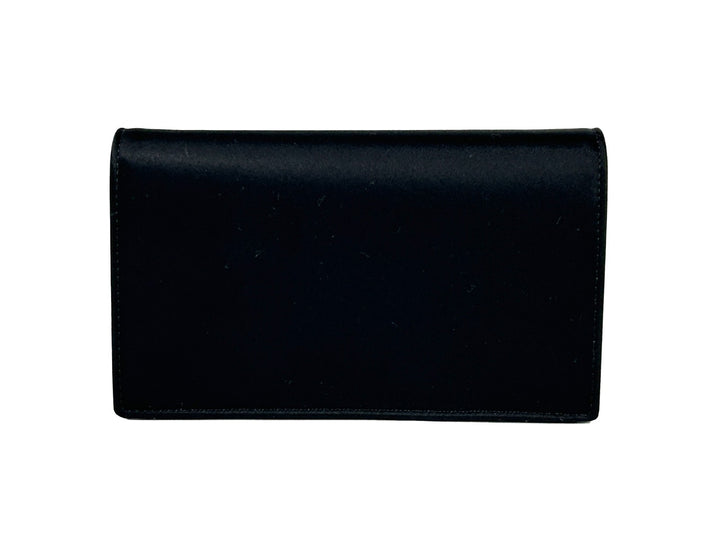 Versace Mini Chain Black Crossbody Wallet Bag