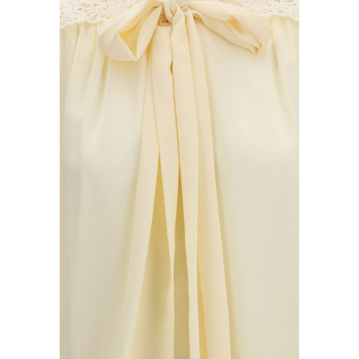 Chloé Beige Polyester Blouse