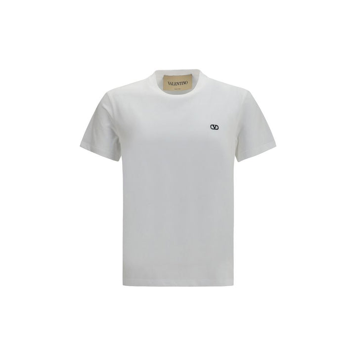 Valentino White Cotton T-Shirt