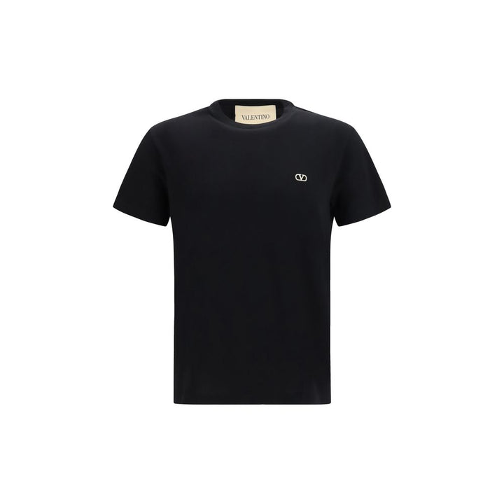 Valentino Black Cotton T-Shirt