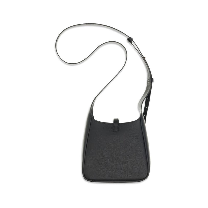 Tory Burch Black Calf Leather Bos Taurus Shoulder Bag