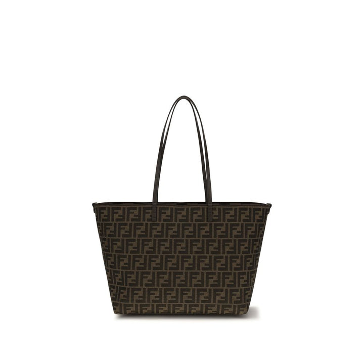 Fendi Brown Fabric Shoulder Bag