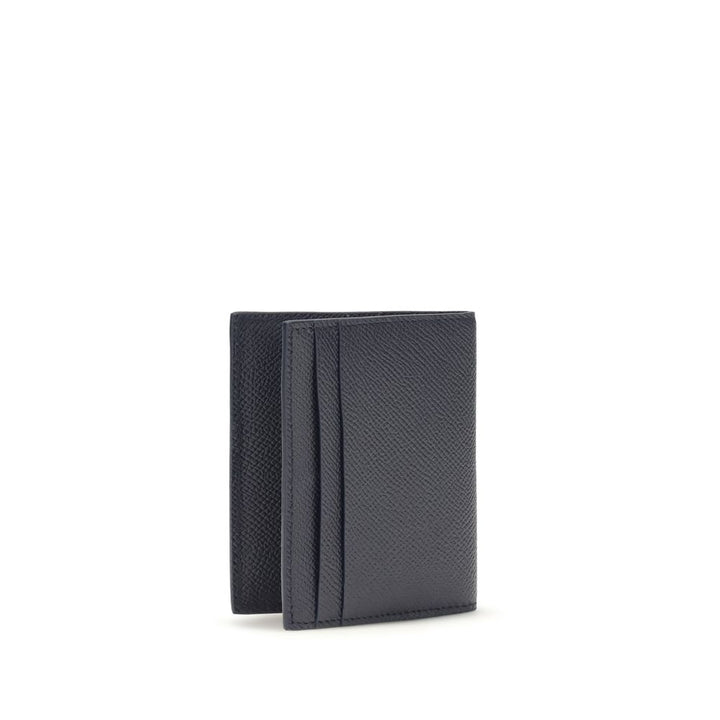 Ferragamo Blue Calf Leather Bos Taurus Wallet