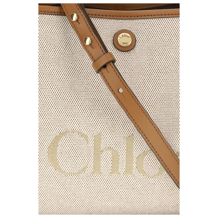 Chloé Beige Fabric Handbag