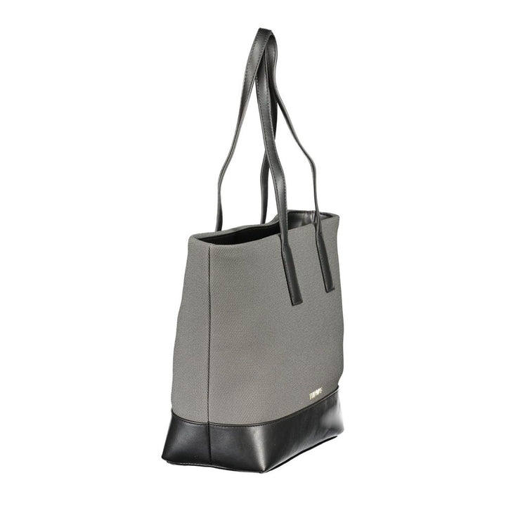 Mario Valentino Nero Poliuretano Women's Shoulder Bag
