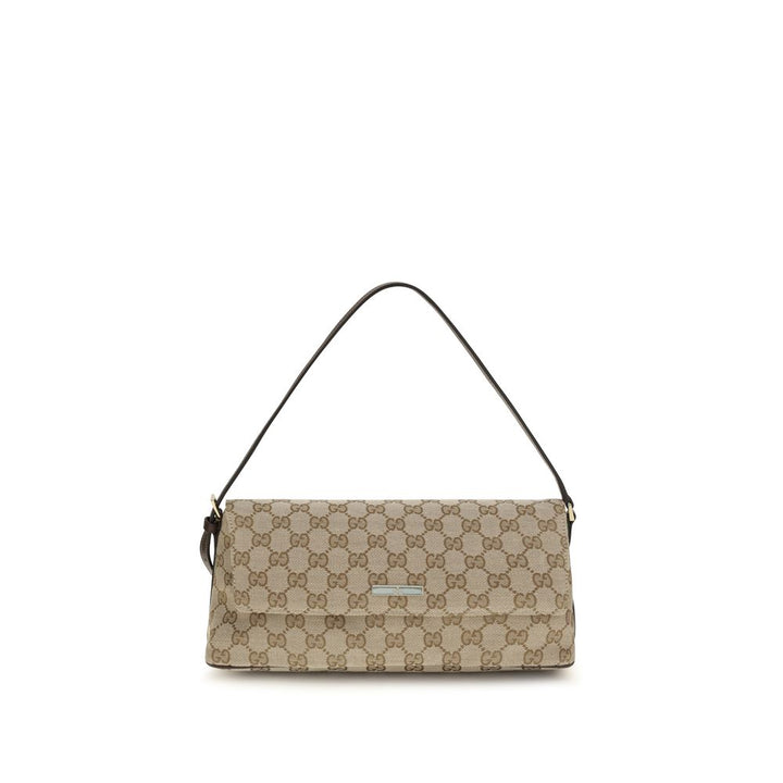 Gucci Brown Fabric Shoulder Bag