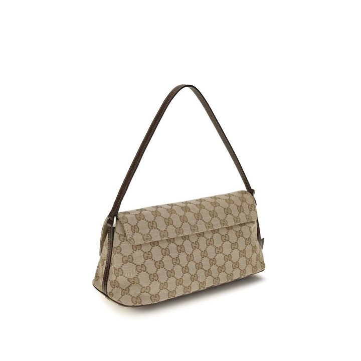 Gucci Brown Fabric Shoulder Bag