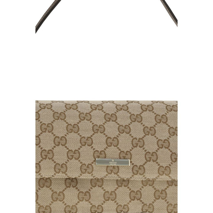 Gucci Brown Fabric Shoulder Bag