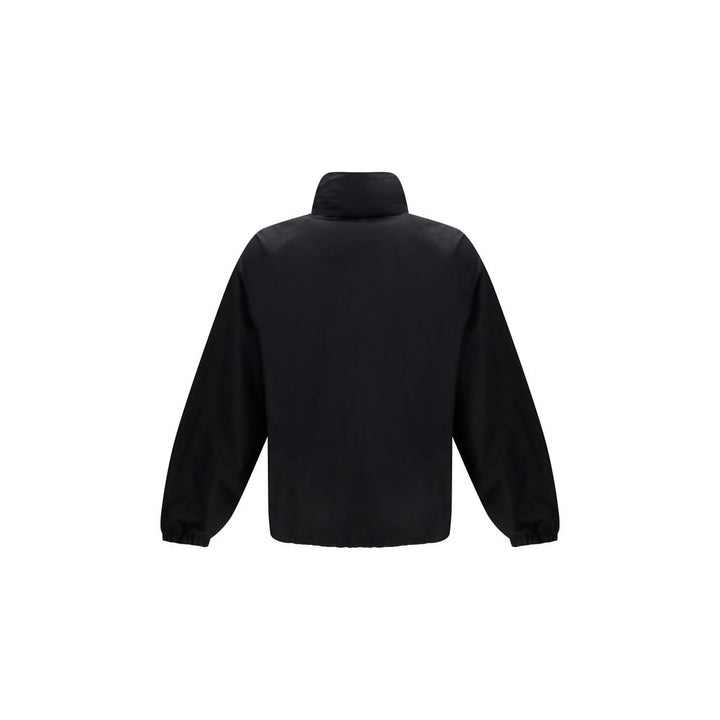 Gucci Black Cotton Full-Length Jacket
