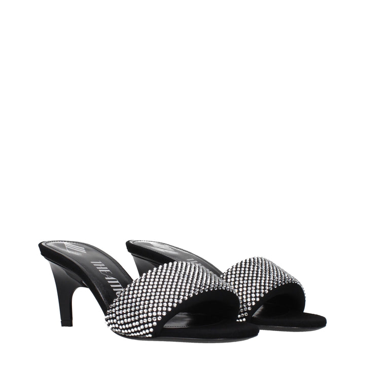 Prada Black Fabric Platform Sandals
